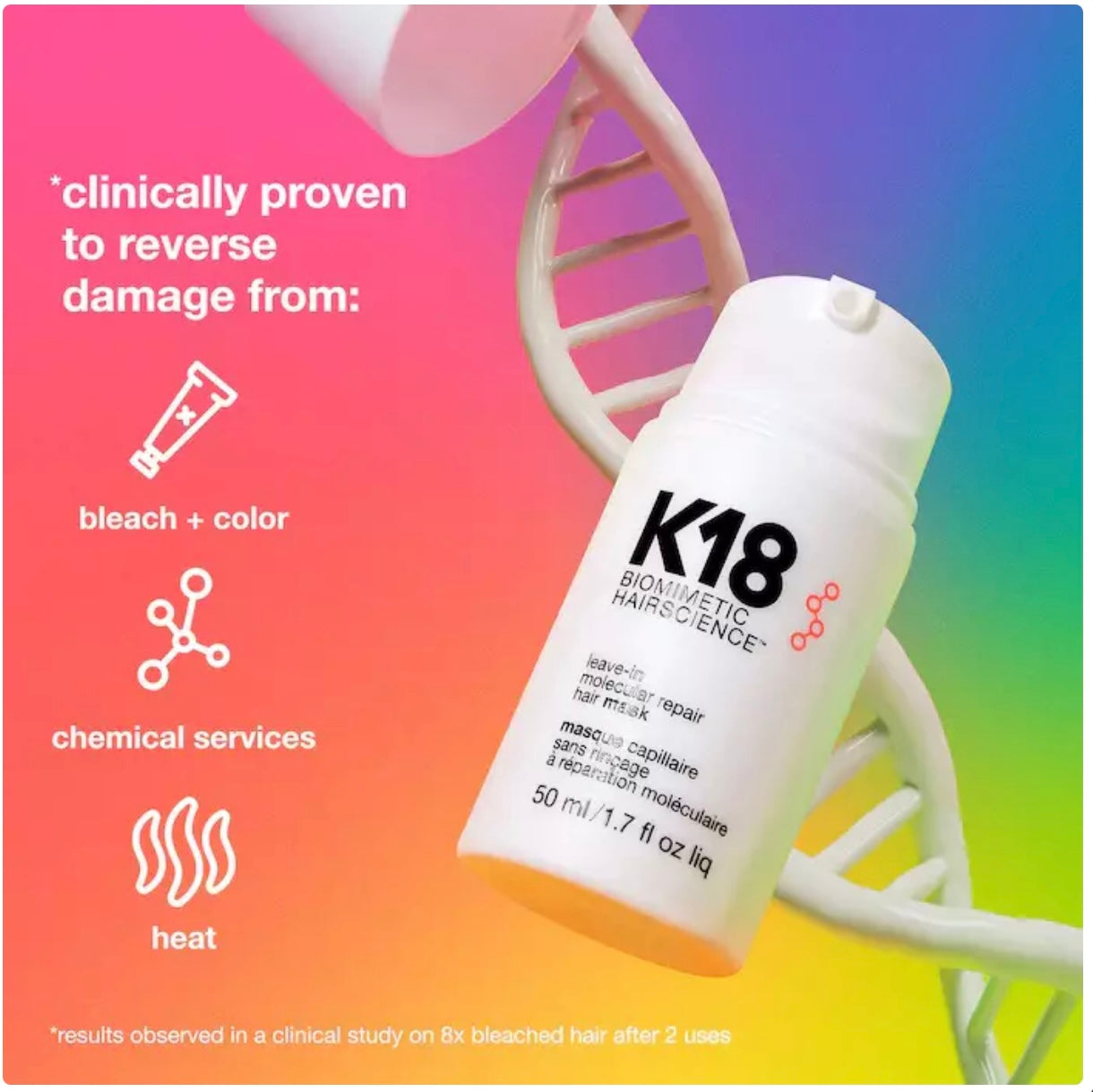 K-18 Leave-In Molecular Repair Hair Mask – Jackie Newbury Hair